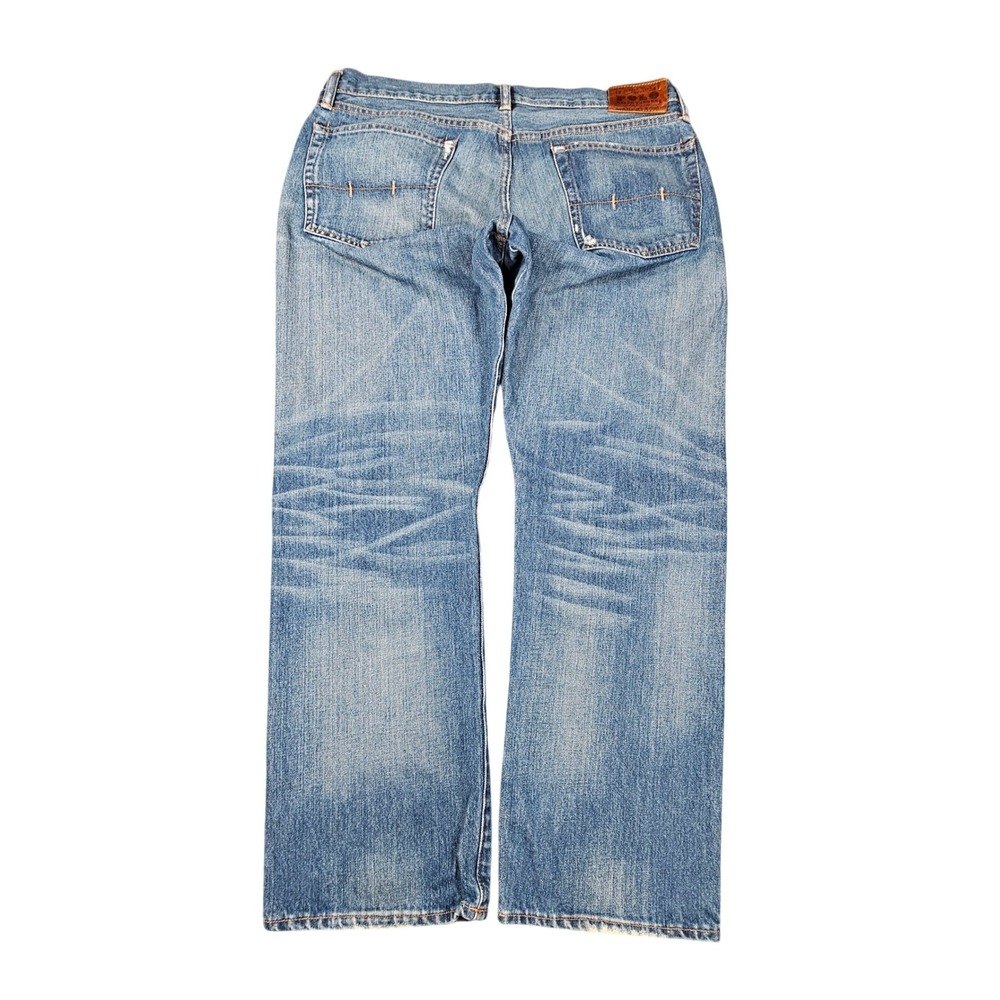 Polo Ralph Lauren Classic 867 Stratford Jeans Men 36x30 Straight Blue RL Logo - Picture 10 of 14